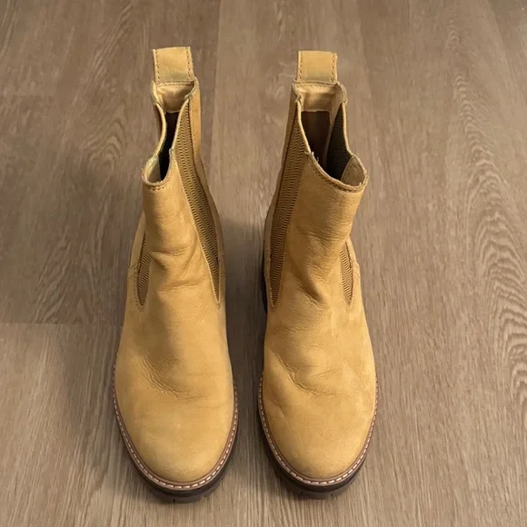 Timberland Mustard Slip-On Boots - Picture 3 of 4